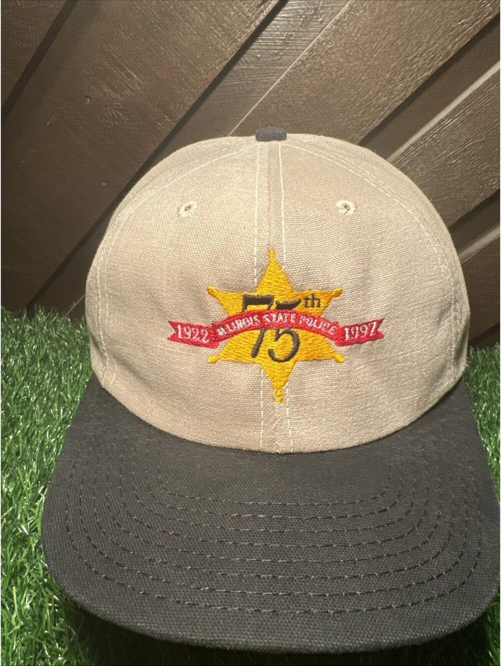 Rare VTG NWOT Illinois State Police 75th Year Hat 1997 SnapBack